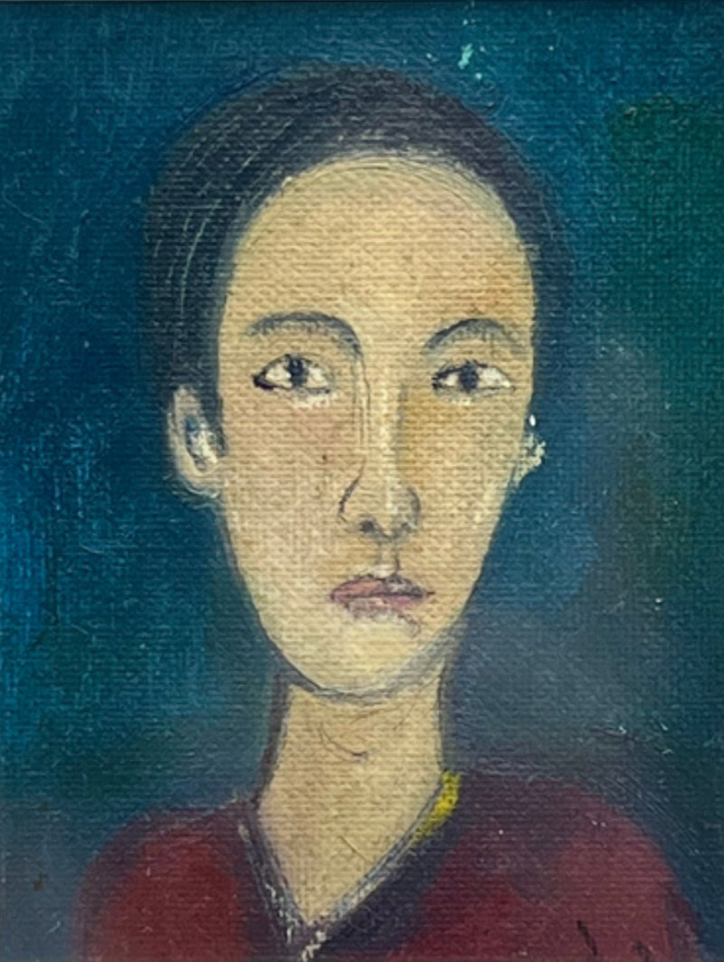 《某人系列 NO.4》, 2016, 油画, 10cm x 12cm