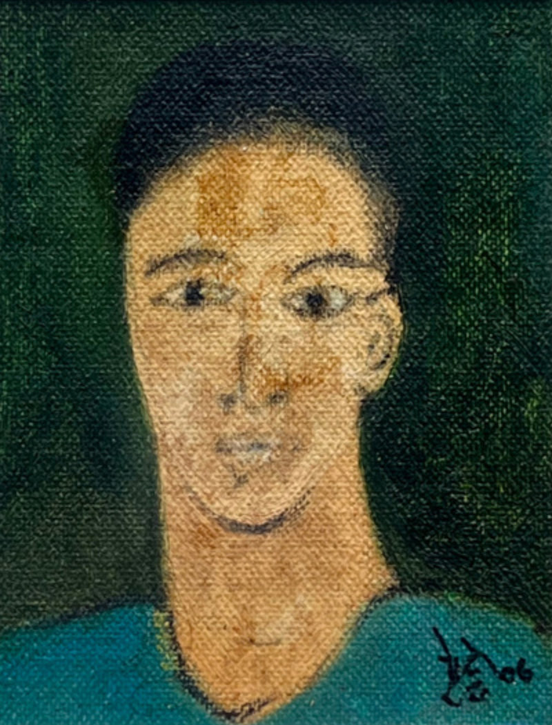 Someone Series NO.1, 2006, Oil on canvas, 10cm x 12cm