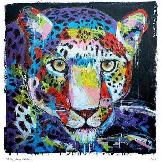 The Leopard Looked in the Eyes, 2022, Giclée print, 594mm x 594mm