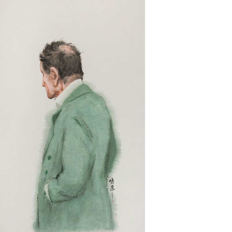 Lucian Freud, 2022, Ink on paper, 75cm x 118cm