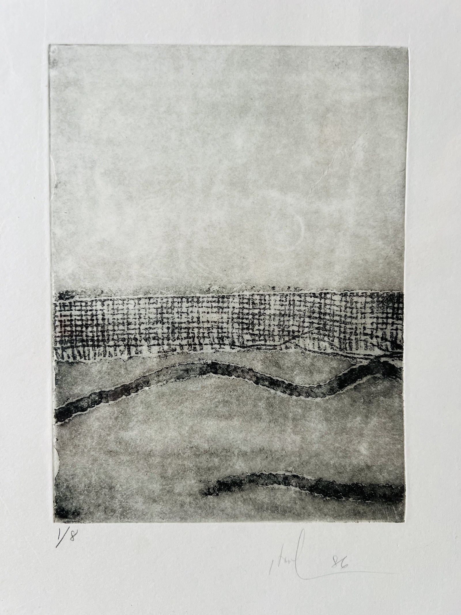 Paper works, 1986, Etching on Paper, 20cm x 14.5cm, Set of 8 prints