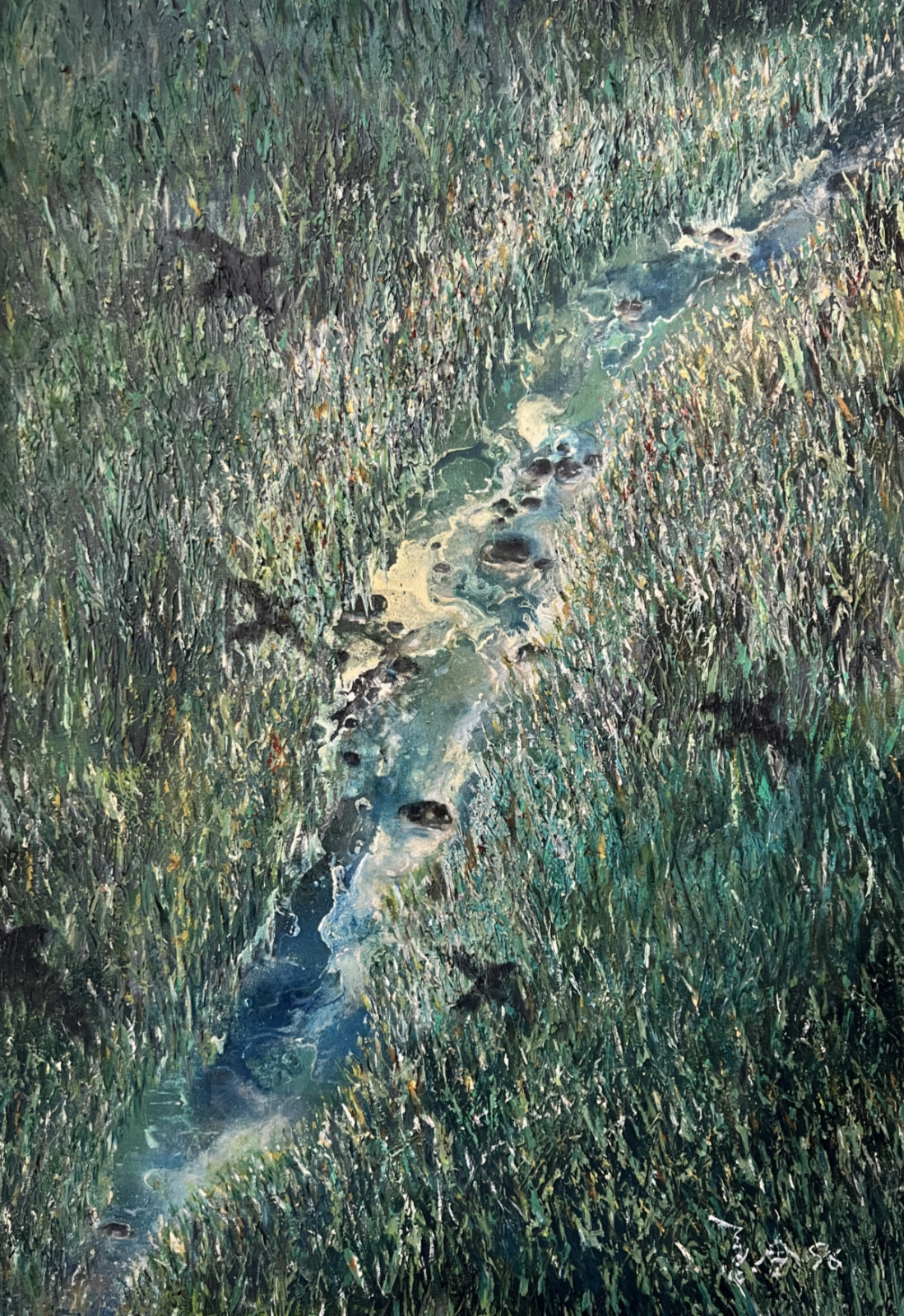 Freedom, 1996, Oil on Canvas, 100cm x 70cm