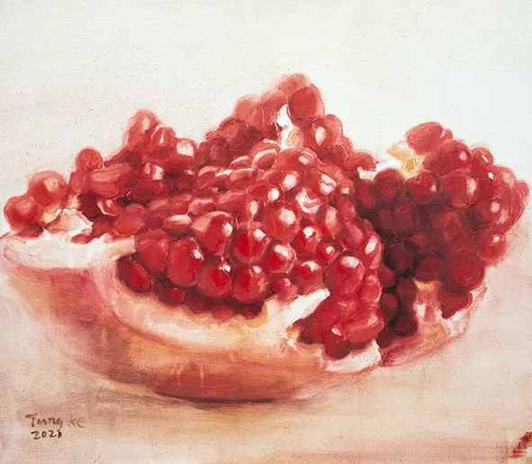 水果系列 Fruit Series, 2021, Oil on Canvas 布面油彩, 60cm x 80cm