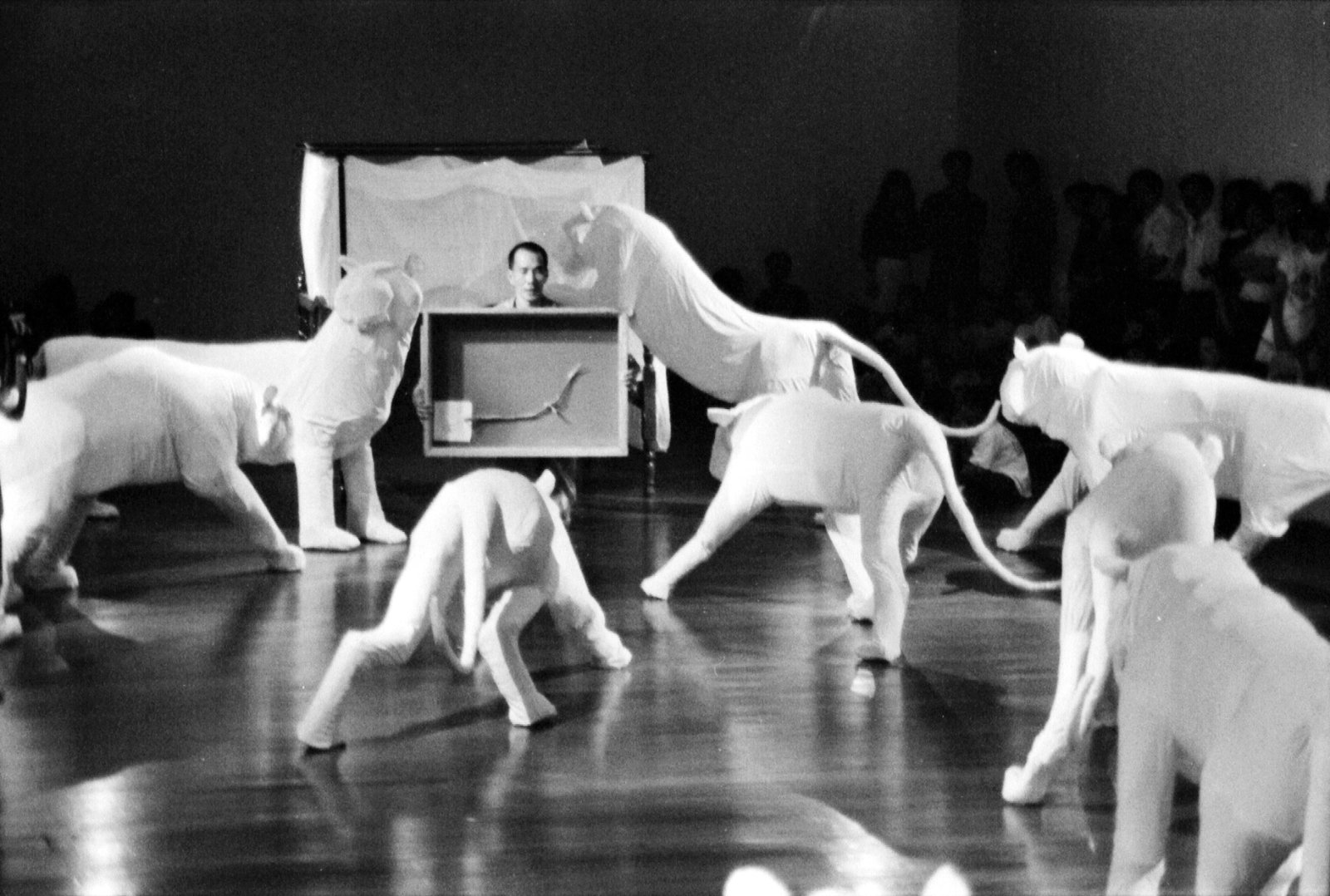 Tang Da Wu Performance Art Tigers Whip, 1991, Photo Koh Nguang How