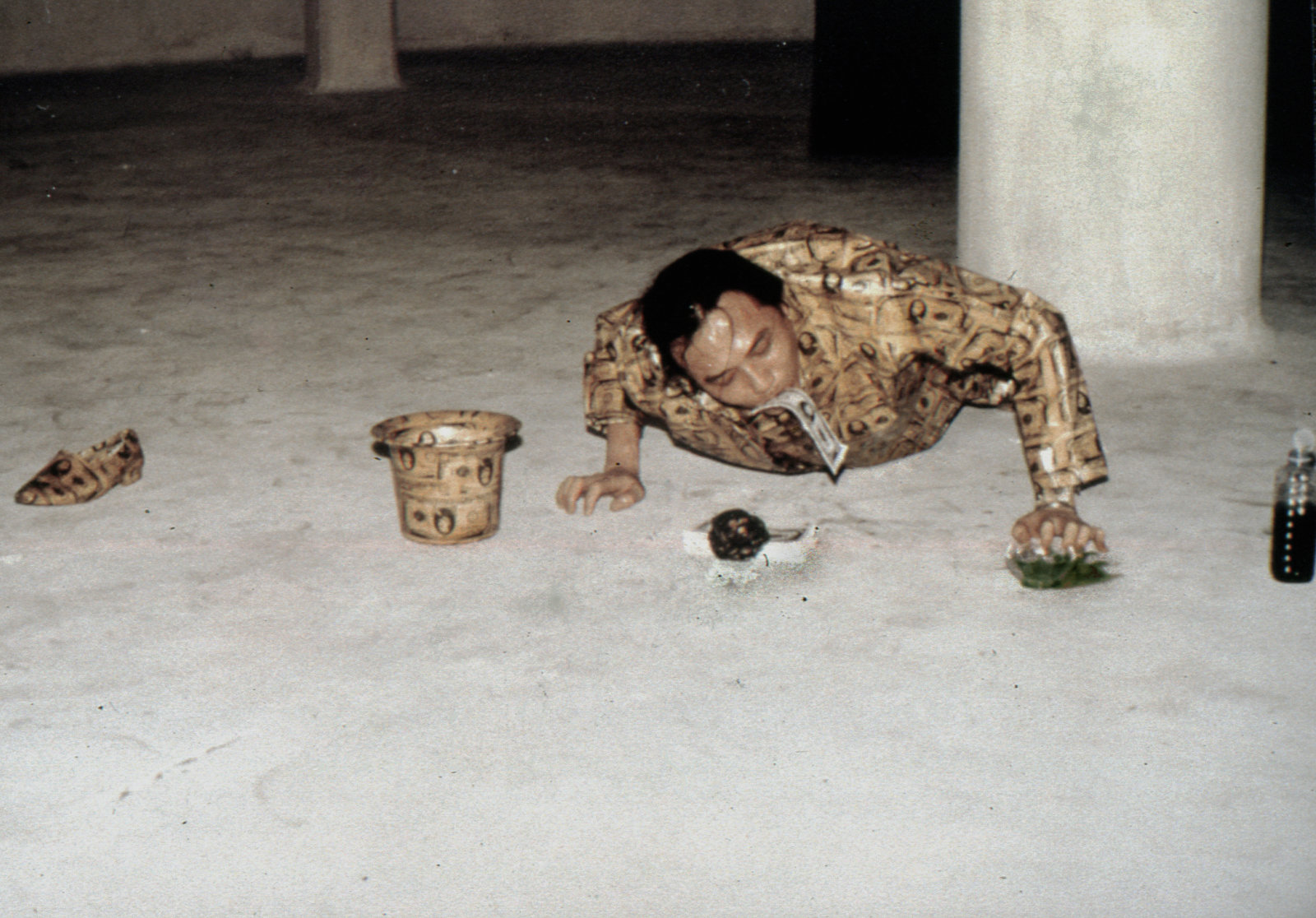 Vincent Leow Performance Art, Lifestyle, 1991, Photo Koh Nguang How