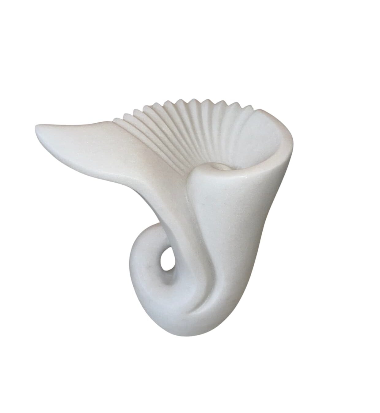 图片1_st3lsc Flora系列-P02 Flora series-P02 Artist: Han Sai Por Medium: Marble Size (h w d): 35 x 23 x 36 cm Creation Date: 2025