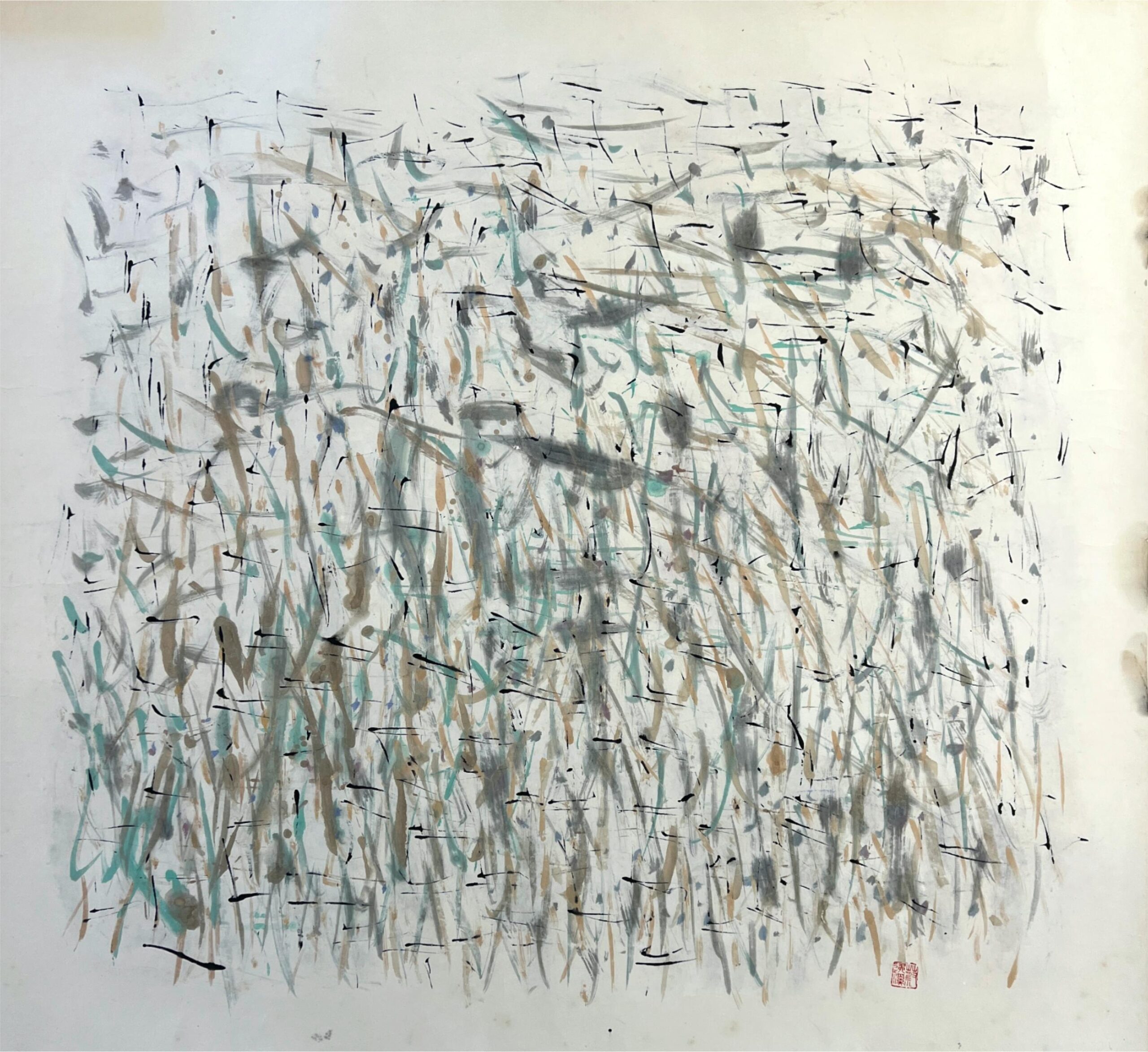 Moonlight Over Lotus Pond 2005 Ink on Paper 97 x 90 cm Moonlight Over Lotus Pond 2005 Ink on Paper 97 x 90 cm