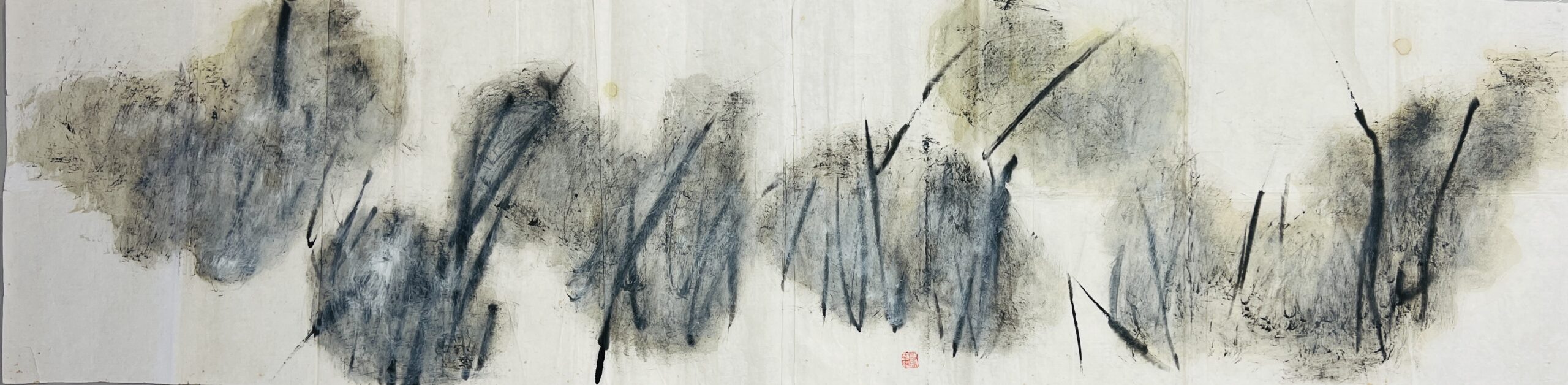 Lotus Series No.2 2003 Ink on Paper 49.00 x 200.00 cm Lotus Series No.2 2003 Ink on Paper 49.00 x 200.00 cm