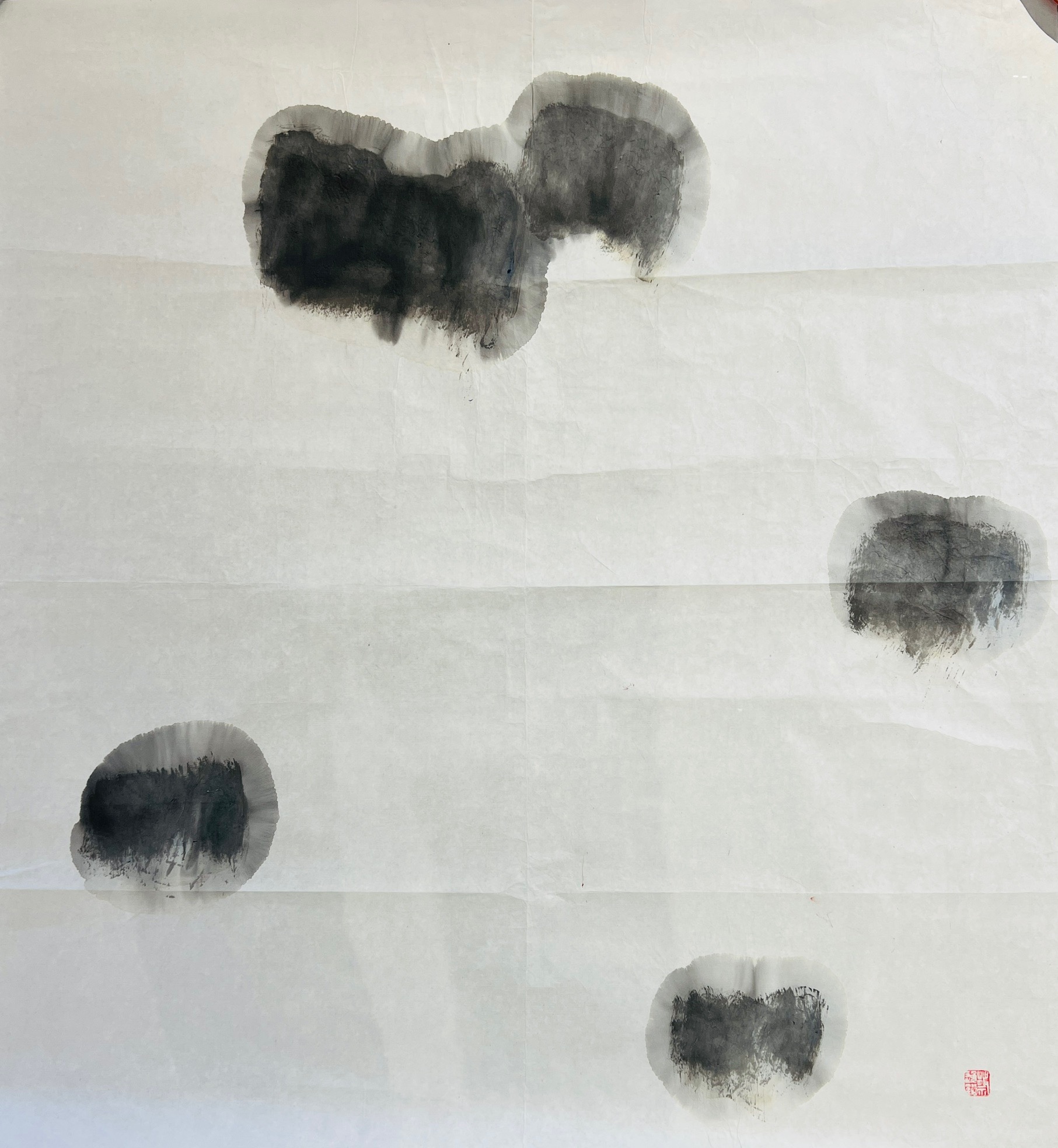 Lotus Series No.6 2006 Ink on Paper 97.00 x 90.00 cm Lotus Series No.6 2006 Ink on Paper 97.00 x 90.00 cm