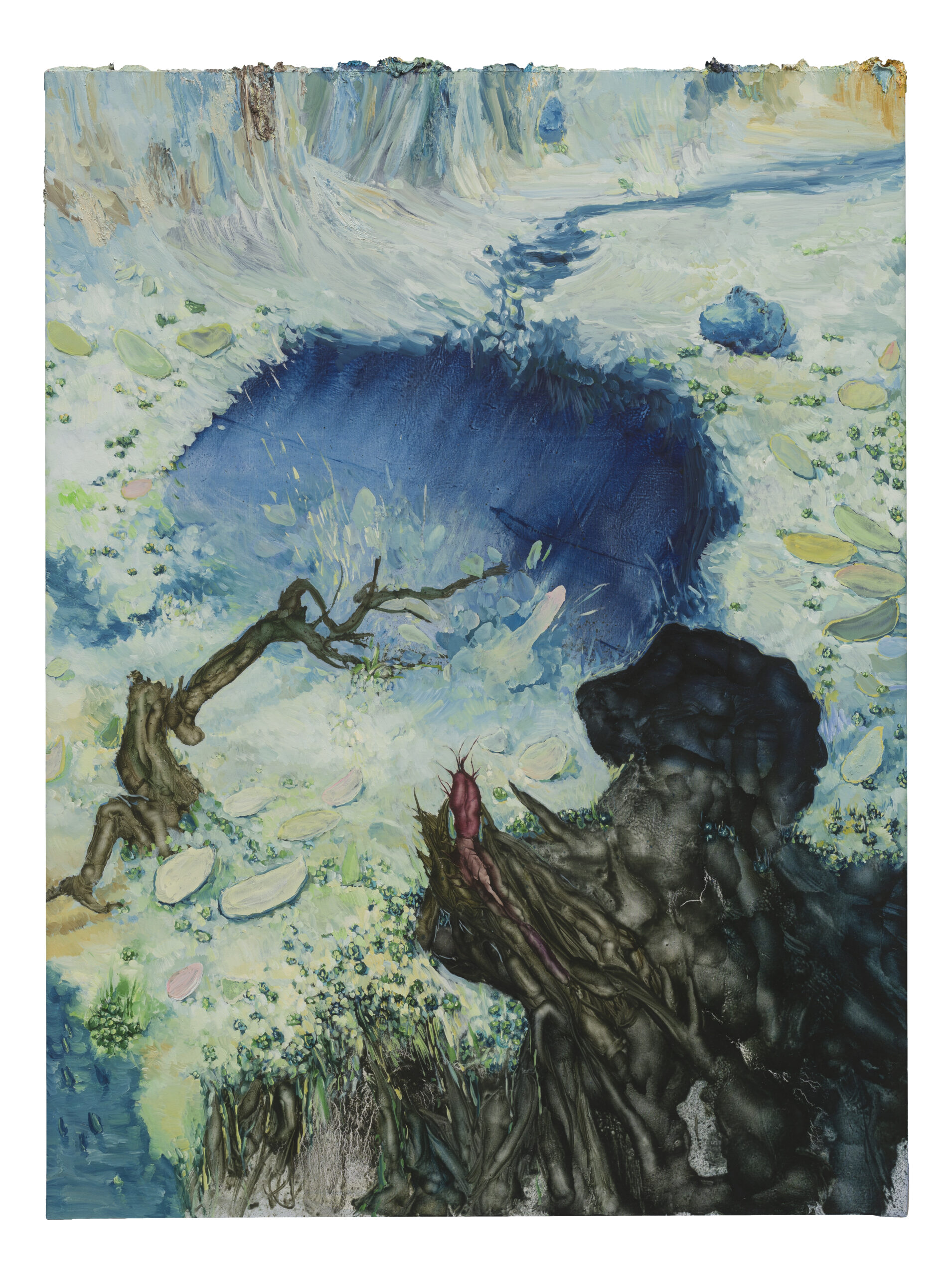 Atop the Southern Hills 2018, Oil on canvas, 203 x 150 cm