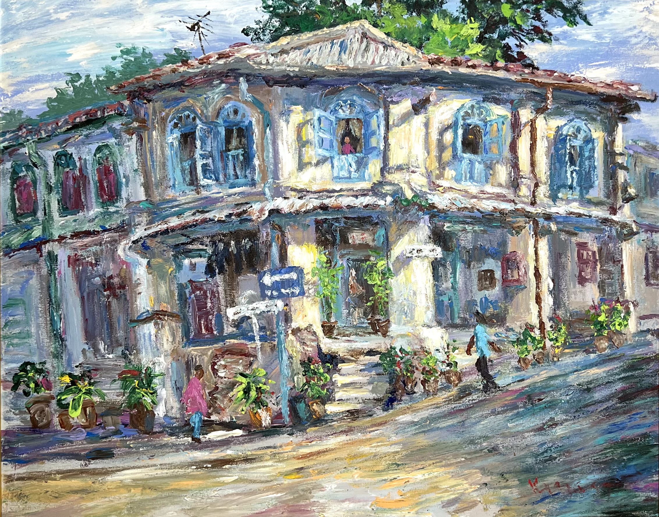  Ann Siang Hill Created prior to 1997, Oil on canvas, 60 x 75 cm