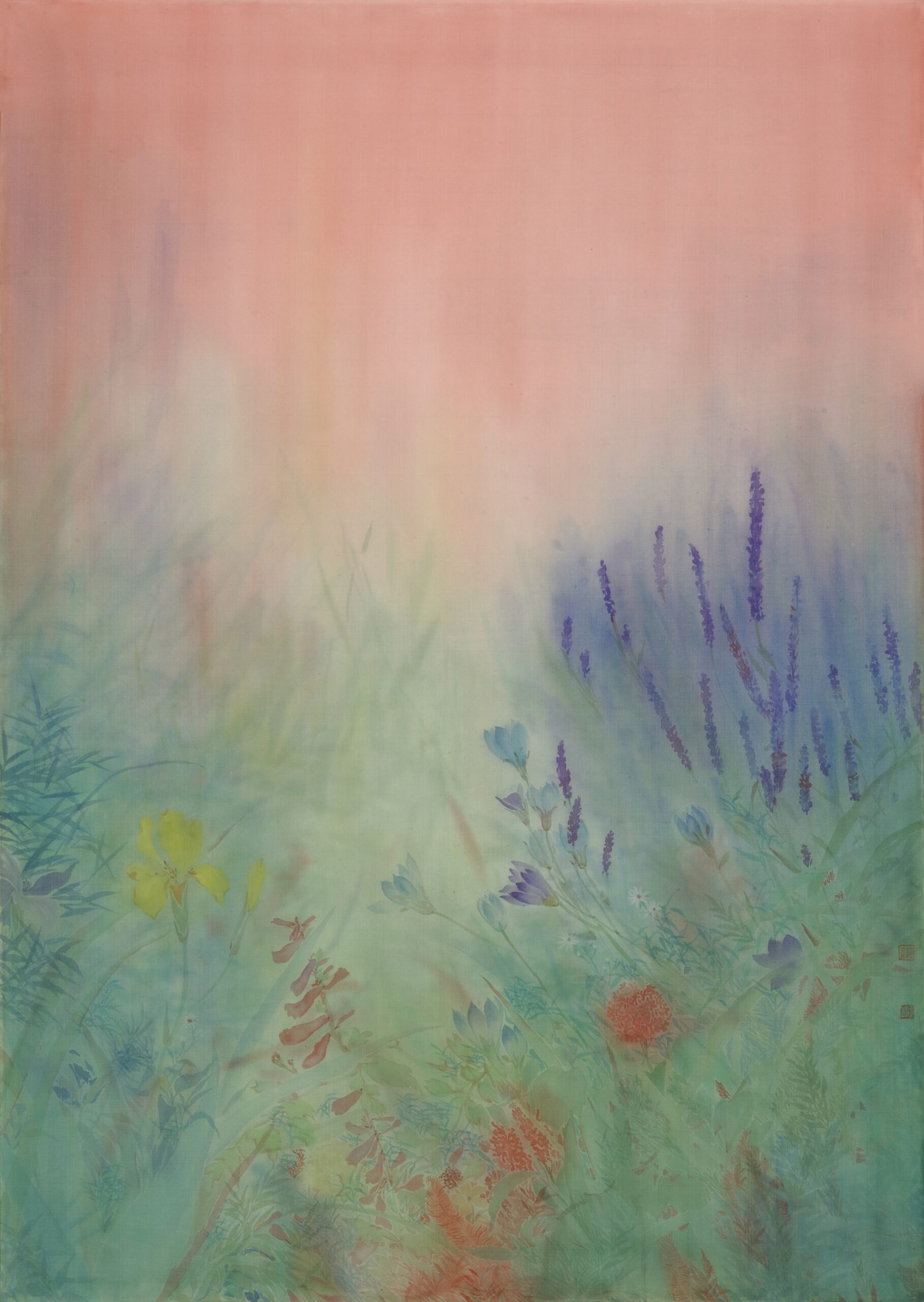Sentiments Among Flowers · Carefree Dream 花间意·逸梦_绢本设色_67×97cm